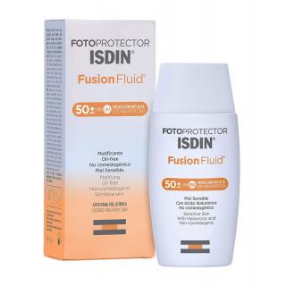 Isdin Fotoprotector Fusion Fluid SPF50 50ml - Bloqueador solar facial hidratante