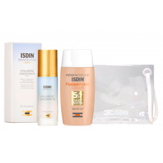 Pack ISDIN Hyaluronic Concentrate + Fusion Water Medio