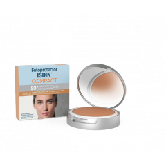 Isdin Fotoprotector Compact Bronze SPF50 10g - Bloqueador solar facial compacto matificante