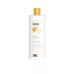 Isdin Avena Loción Hidratante 400ml - Loción hidratante y protectora piel sensible con avena coloidal natural