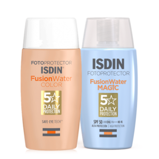 Pack ISDIN Protección Fusion Water con color/ sin color