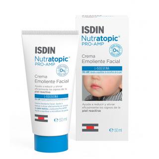 Isdin Nutratopic Crema Facial 50ml - Crema facial protectora reducción signos piel reactiva