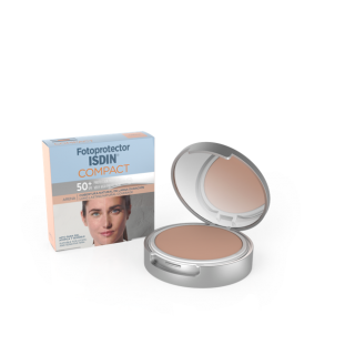 Isdin Fotoprotector Compact ARENA SPF50 10g - Bloqueador solar facial compacto matificante