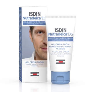Isdin Nutradeica Gel Crema Facial 50ml - Gel crema facial para pieles con piel excesivamente grasa