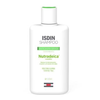 Isdin Shampoo Nutradeica Anticaspa Grasa 200ml - Champú que reduce la descamación, el picor y el exceso de sebo