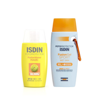 Pack Isdin Fotoprotección Deportistas Fusion Water By Alcaraz + Gel Sport