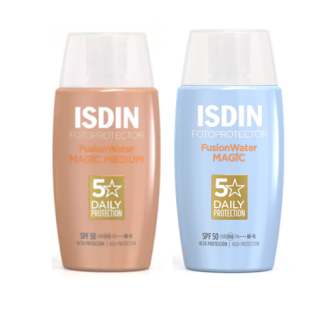 Pack ISDIN Protección Fusion Water con color/ sin color