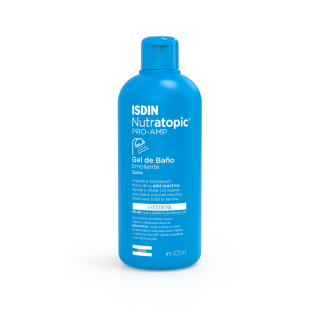 Isdin Nutratopic Gel de Baño 400ml - Gel de baño emoliente extra suave higiene e hidratación piel reactiva