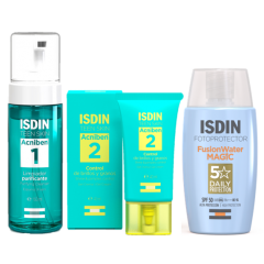 Pack ISDIN Tratamiento y Protección para piel mixta a grasa 