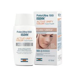 Isdin FotoUltra Active Unify Color SPF50+ 50ml - Bloqueador solar facial para manchas con color